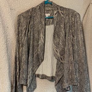 Chico’s drape jacket